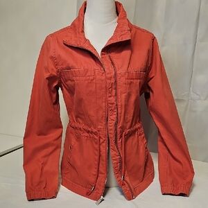 Old Navy Women's Utility Jacket in Rust Red